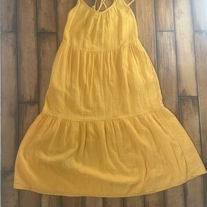 Yellow Midi Dress